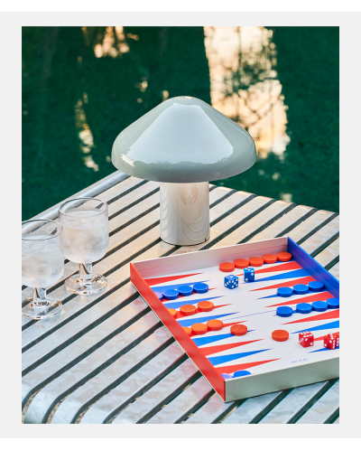 Pao Portable Lamp Cool Grey - HAY - design Naoto Fukasawa